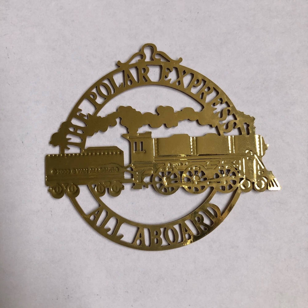 Polar Express Ornament All Aboard 2000 Van Allsburg NEW